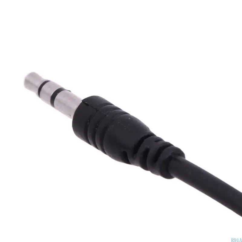 R91A 2.5 mm femenino a 3.5 mm Cable Cable extensión Aux chapado en computadora portátil
