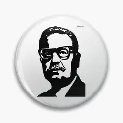 salvador allende silhouette drawing. Pin Buttons Brooches  Jewelry Accessory Customize Brooch Fashion Lapel Badges
