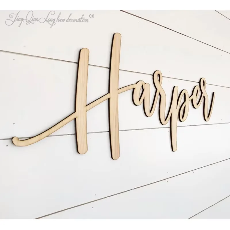 

Custom Wooden Name sign Personalized wooden name Sign for Nursery Decor Wall Decor Personalized Name Sign