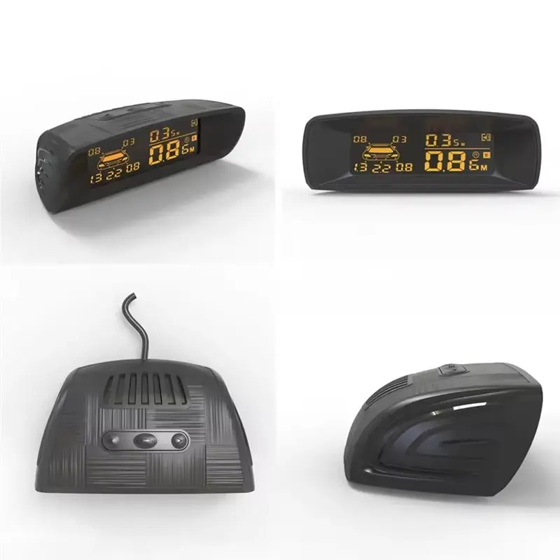Parking Sensor Set 24V For Truck Parktronic Reversing Radar Display With Detector Beep Voice Alarm For Van Rv Lorry-ABQA