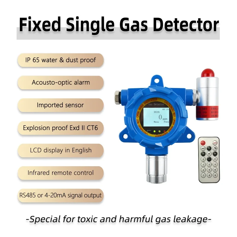 Fixed VOC Gas Detector with PID Sensor Volatile Organic Compounds Gas Monitor