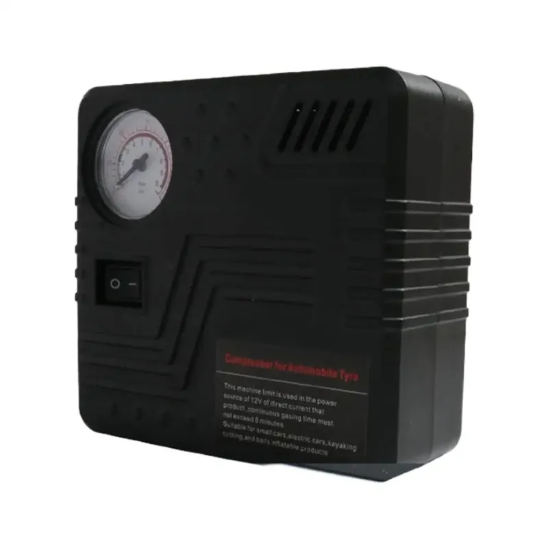 

Автомобильный компрессор для накачивания шин, 12В, с манометром, подключение к прикуривателю, компактный, портативный, для внедорожников и грузовиков