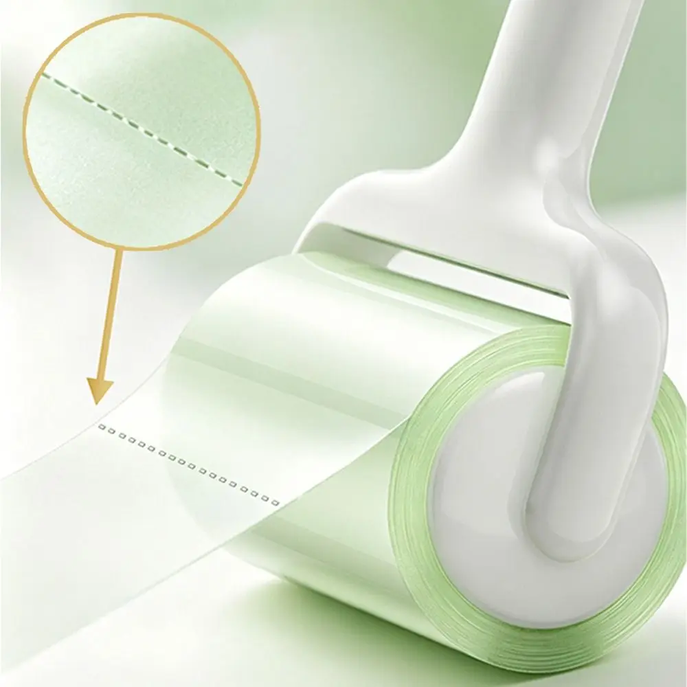 Sticky Tearable Sticky Lint Roller Hair Removal Reusable Handle Pet Hair Remover 100 Sheets Dust Hair Roller Pet Hair