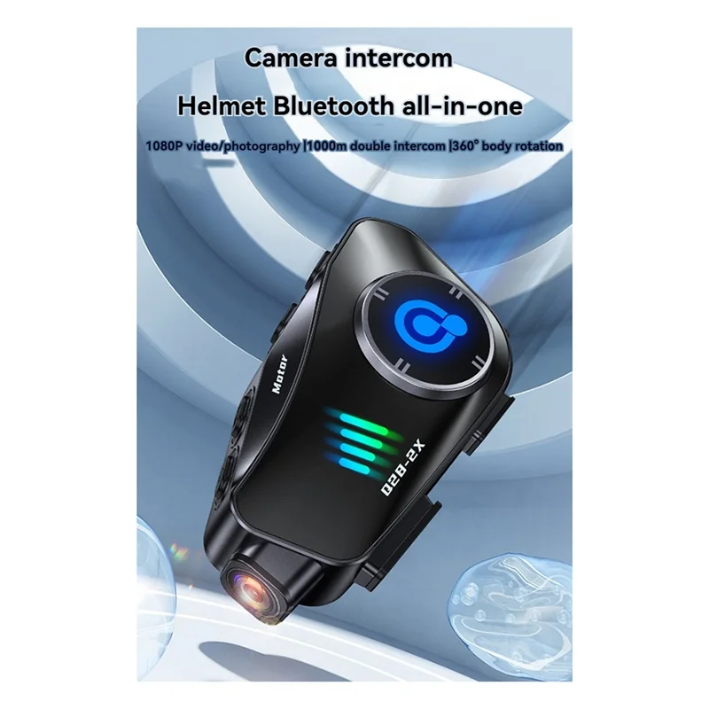 

Advanced Q28-2X Wireless Motorcycle Helmet Headset: WIFI Bluetooth, HD Video Recorder, And Driving Camera