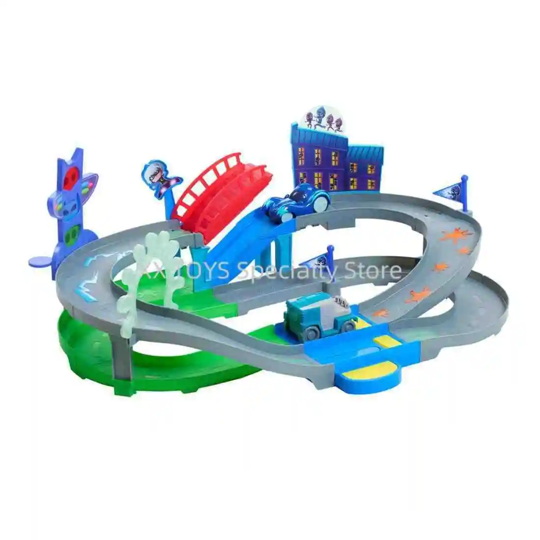 Hasbro PJ Masks Nighttime Adventures REV N Rumblers Track Playset