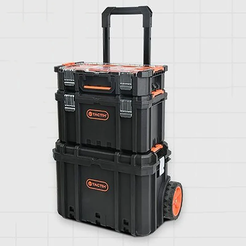 Portable Heavy Duty Tool Storage Box Plastic Workshop Waterproof Multifunctional Large Capacity Electrical Tools Storage Box