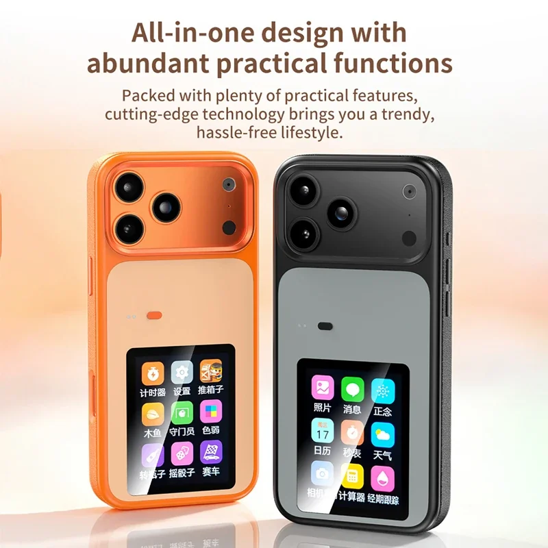 Dynamic Phone Case for iPhone 17 Pro Max 17Pro 17 Tochscreen Multi-functional AI Case Bluetooth Rear Camera Protective Cover