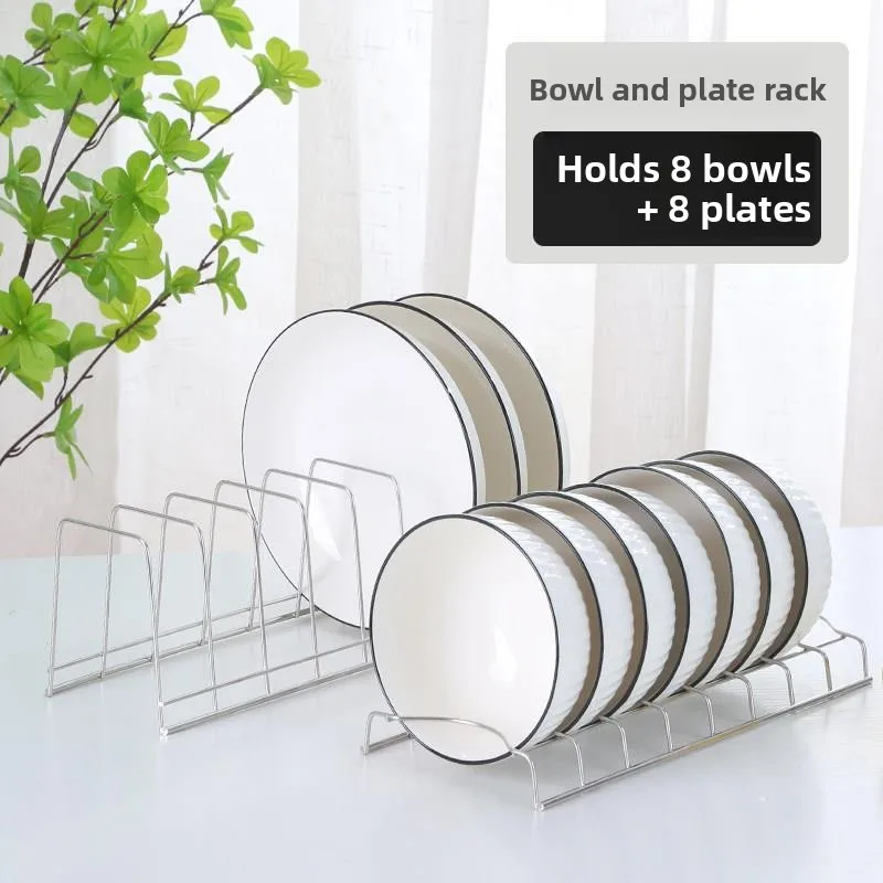 

Органайзер для хранения кухонных принадлежностей из нержавеющей стали с дренажной полкой для тарелок и мисок, устанавливаемый на столешницу