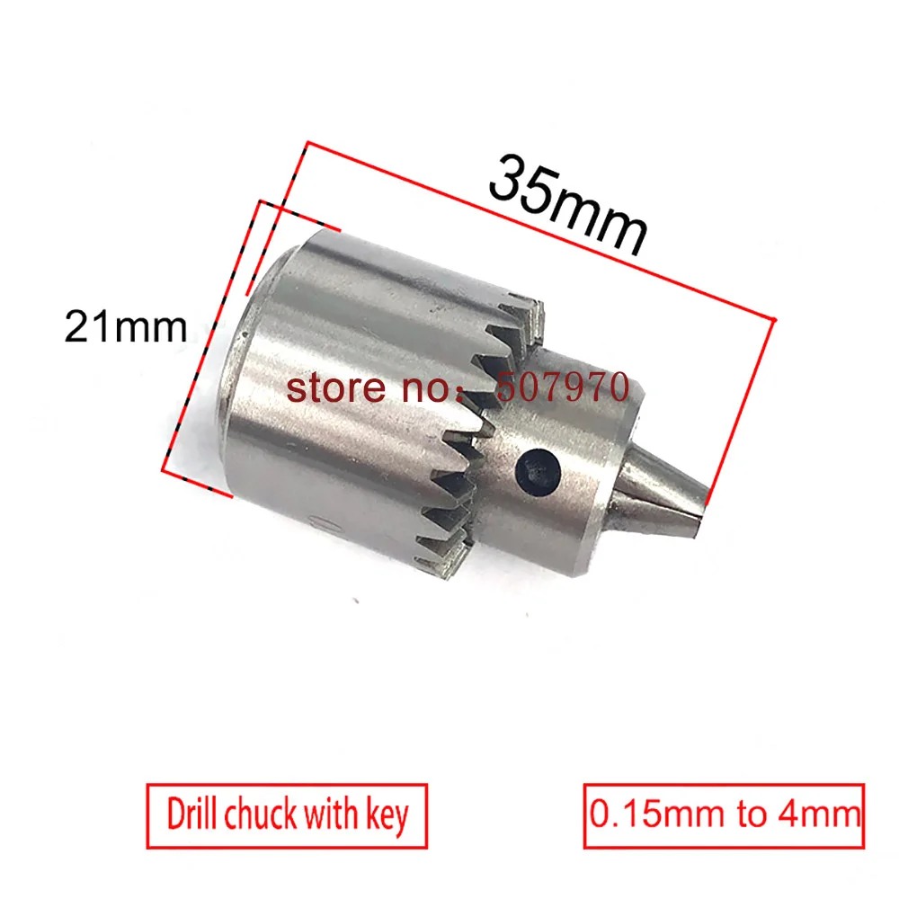 WEDM Electric Spanner Drill Chuck Thread with Key Clamping Range 0.15-4.0mm SANLU for EDM Drilling Machine