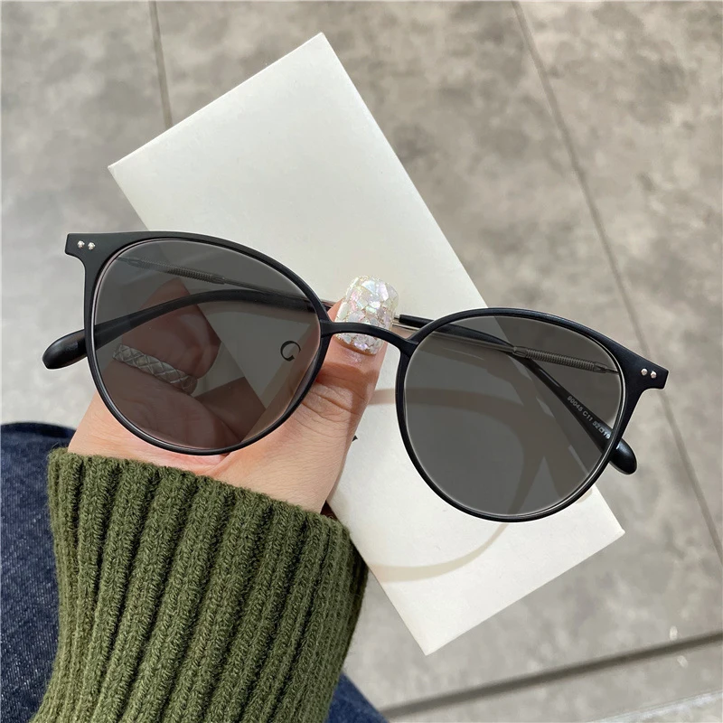 2024 Fashion Driving Shades UV400 Oculos De Sol Retro Sun Glasses Female Eyewear New Elliptic Sunglasses Woman Brand Designer