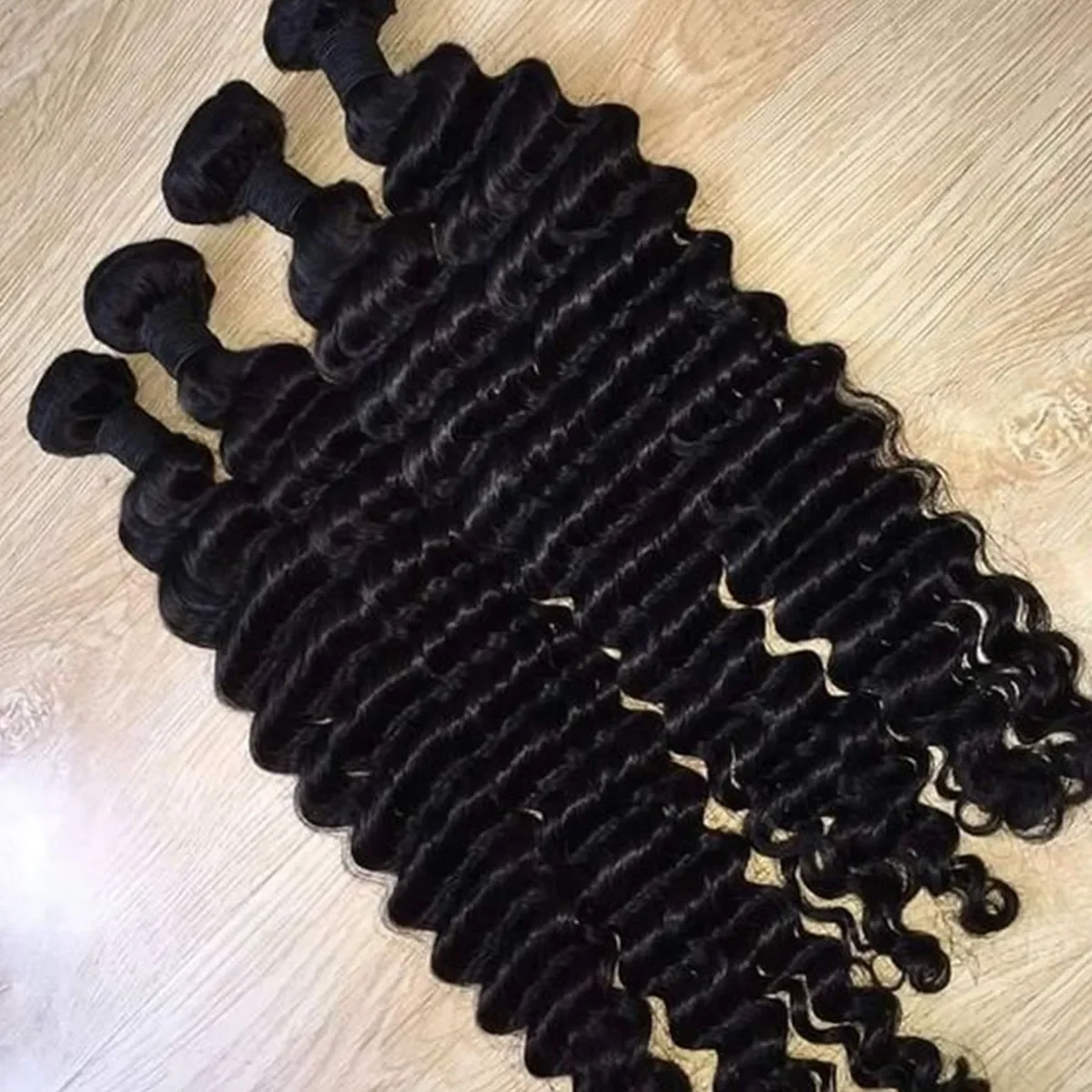 deep wave bundle human hair 30 32 Inch curly Water Deep Wave Bundle Remy Extensions 3 4 Bundles