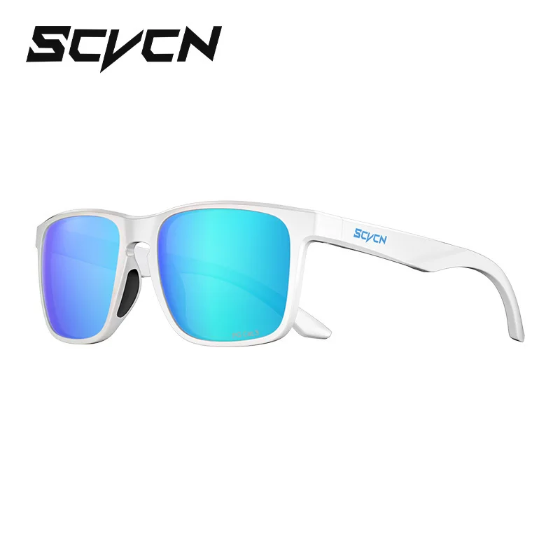 Scvcn Polarisierte Angelbrille UV400 schützt die Augen vor Sonnenlicht, blendfreie Gläser, professionelle Sonnenbrille für den Außenbereich