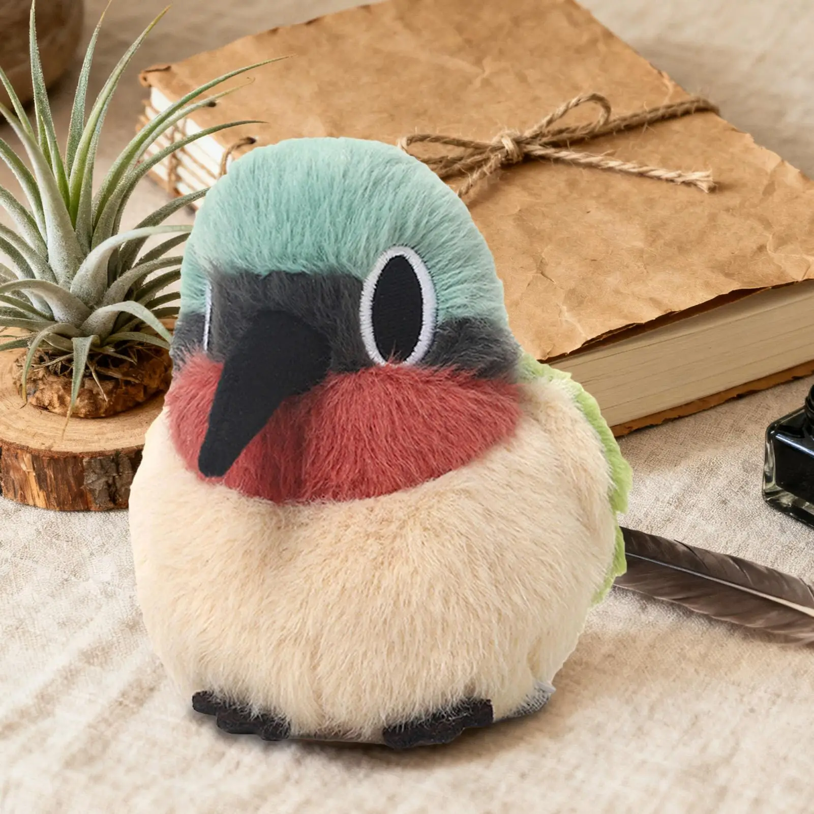 

Милая плюшевая игрушка с вилкой и хвостом солнечной птицы, мягкая мягкая кукла с животными для детей, детская, дома, рабочего стола, прикроватная полка, декор автомобиля, подарок