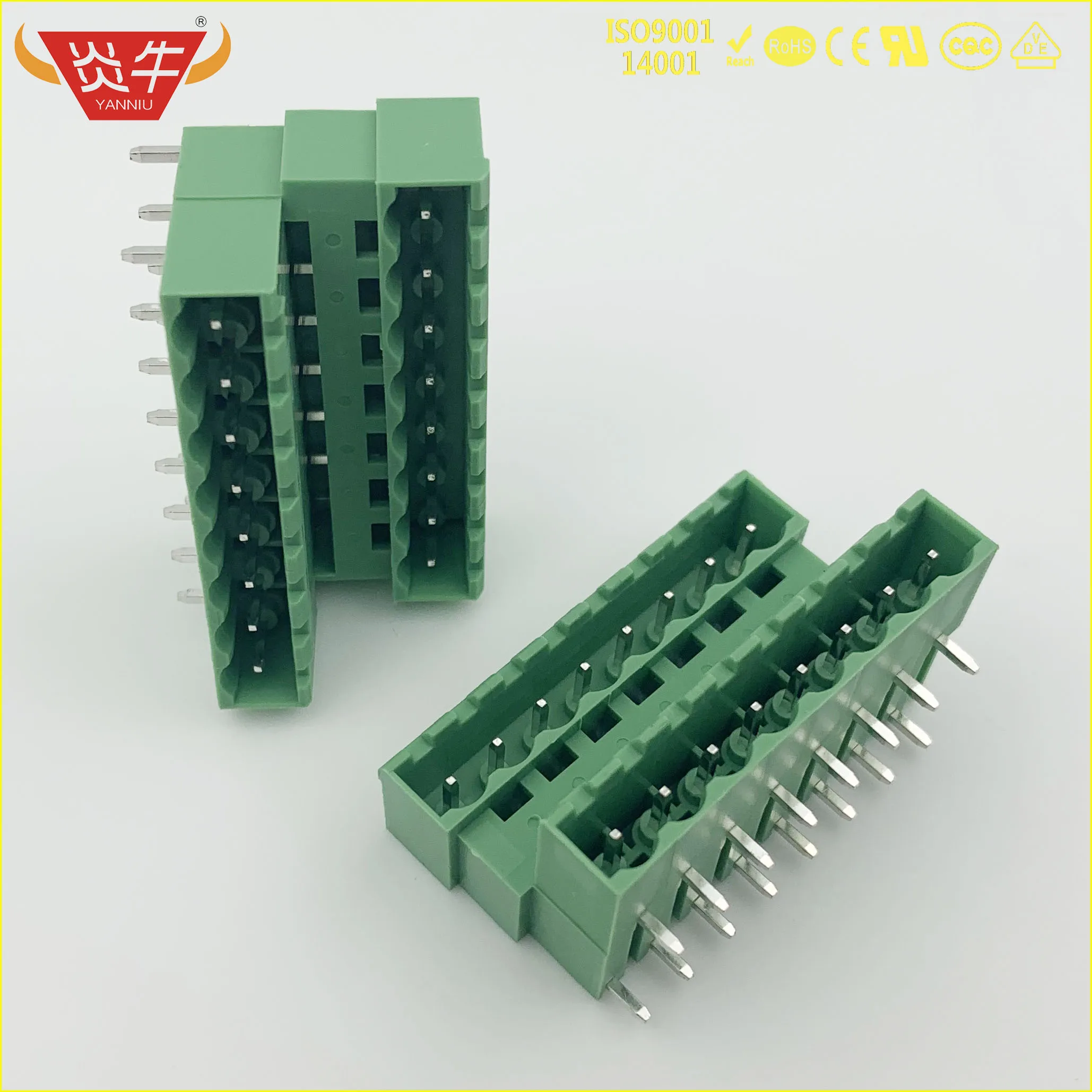 

10Pcs KF2EDGRTC 5.08 2P ~ 12P PCB CONNECTOR PLUG-IN TEMINAL BLOCK 2EDGRTC 5.08mm 4PIN ~ 24PIN MDSTBA 2,5 G PHOENIX CONTACT