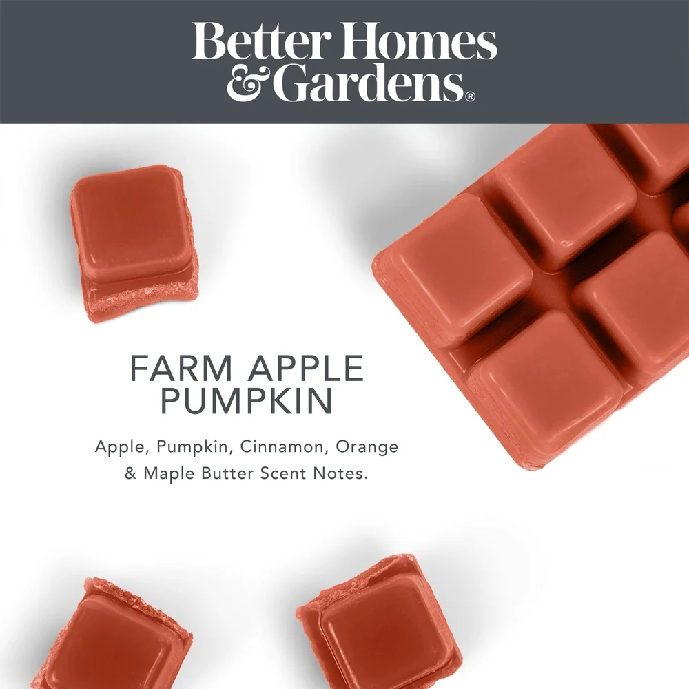 Farm Apple Pumpkin Scented Wax Melts 5-Pack 2.5 oz Fragrance Melts Wax Warmers Aromatherapy Home Relaxing Scents