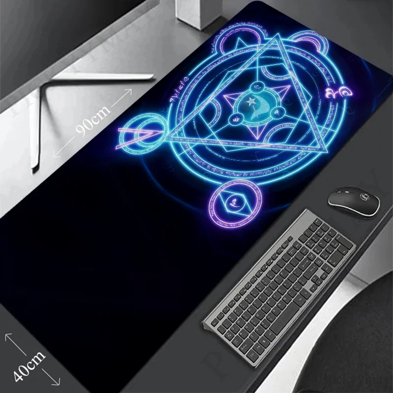 Magic Circle Mousepad Gamer Xxl Mouse Pad Gamer Deskmat Desk Mat Desktop Accessories Game Mats Gaming Mause Anime Office Pads Pc