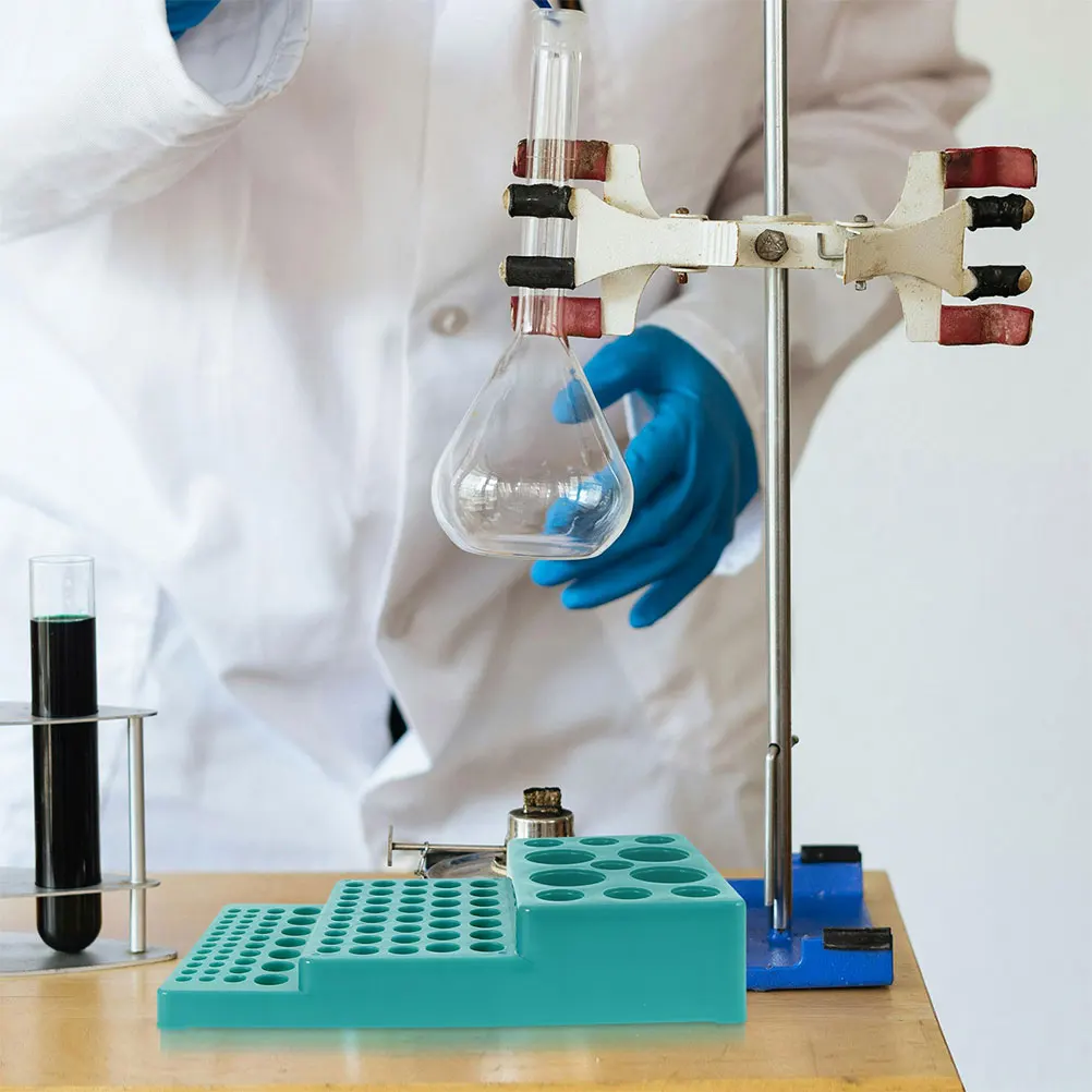 

2pcs Universal Plastic Test Rack Trapezoidal Design 4-28Mm Tube Holder For Lab Use Multi-Slot Storage Science Tube