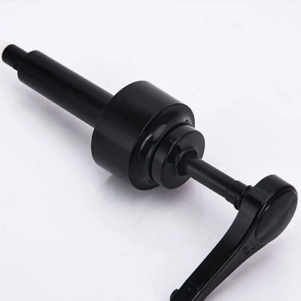 1Pcs Premium Press Pump Head Replacement Dispenser for High Viscosity Liquids Long Nozzle Easy Control Reusable Bottle