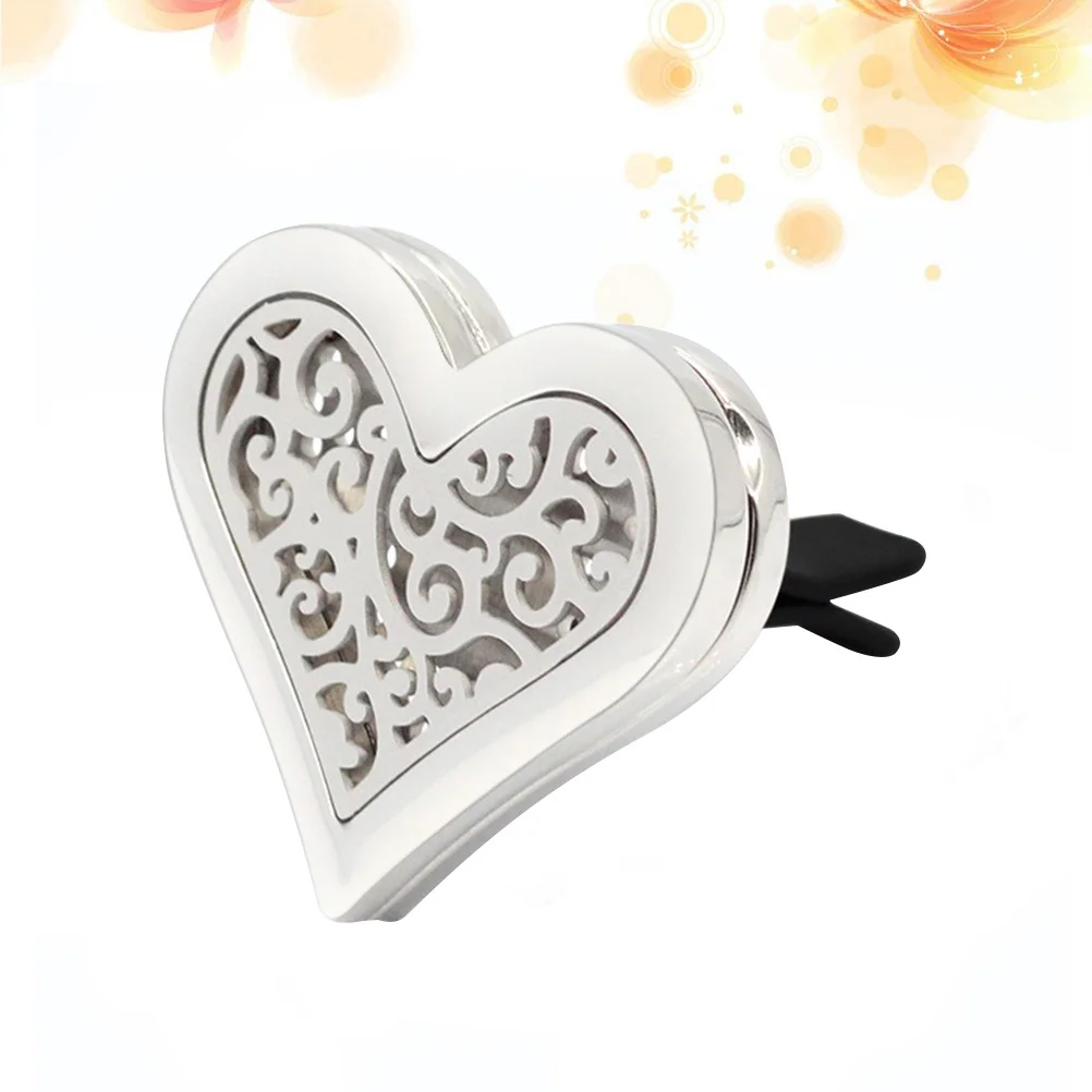 

Car Air Vent Perfume Diffuser Hollowed Heart Shape Mini Aromatherapy Clip Solid Perfume Car Freshener Romantic Decoration