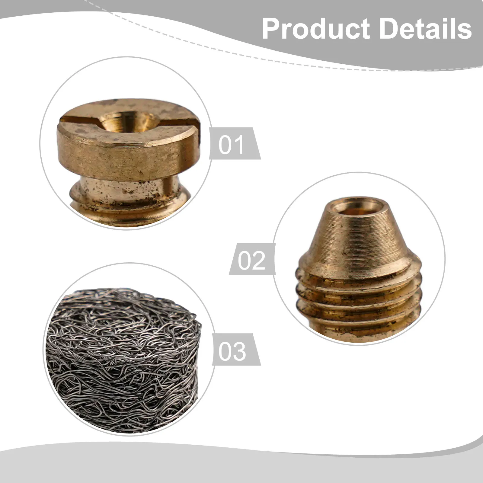 1.1mm Nozzle Tips Cleaning Nozzle Tips Easy To Install High Precision Metal Material Sturdy Construction for versatile
