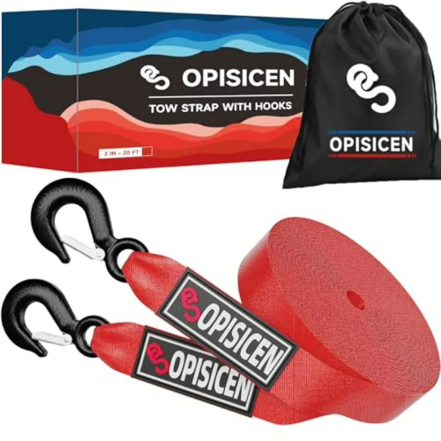 

Буксирный ремень с крючками 2 дюйма x 20 футов — прочность от разрыва 15,216 фунтов. Аварийная сверхмощная буксирная веревка. Кованые стальные крючки f