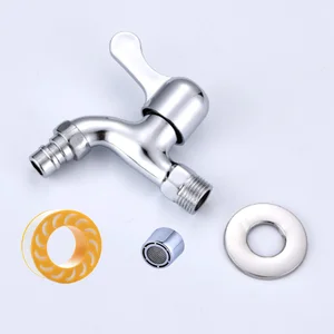 G1/2 Household Washing Machine Tap, single cold wall mop sink, dedicated external universal tap 6 Main Sales Wall Taps Kitchen - №1