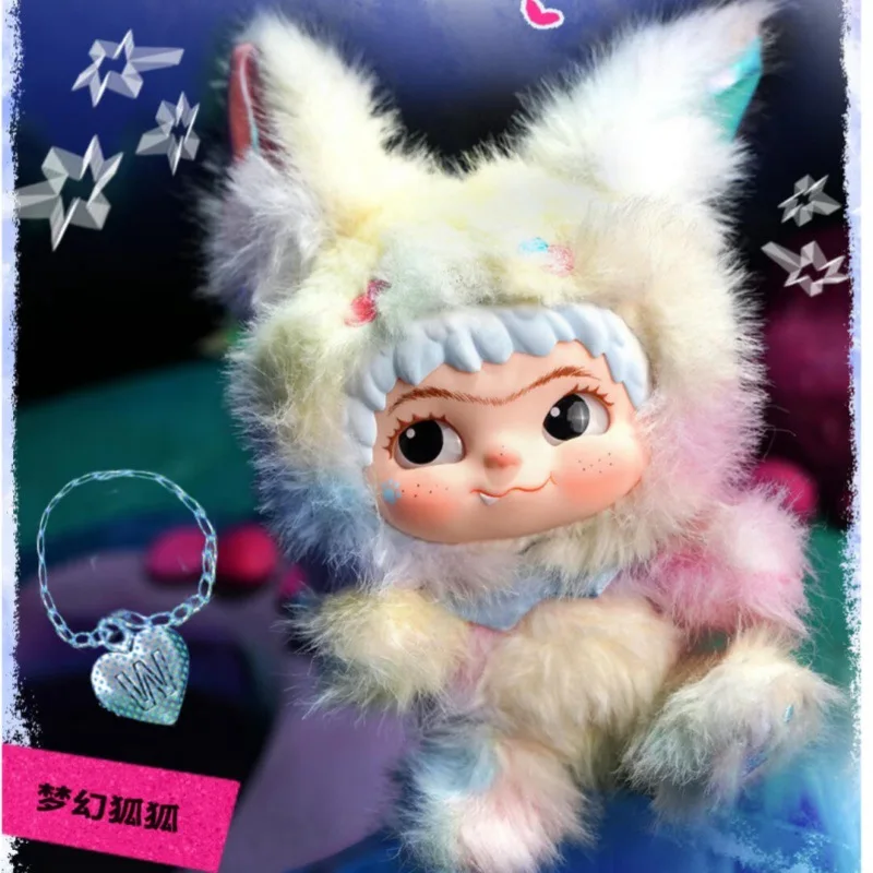 

2026 милый рождественский подарок на день рождения Wakuku, украшение, загадочная коробка Wakuku Fox & Bunny, озорный дневник, серия слепая коробка, плюшевый кулон