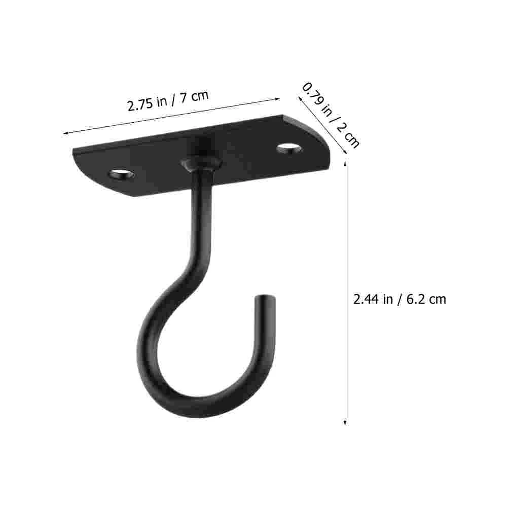 Wall Hook Flower Basket Hanger Heavy Duty Planter Bracket Outdoor Hanging Iron Hooks Garden Stands