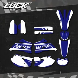 LUCKMOTO GRAPHICS & BACKGROUNDS DECALS STICKERS Kits For Yamaha WR250F WR450F 2007-2010 2014 WR 250F 450F WR 250 450 F