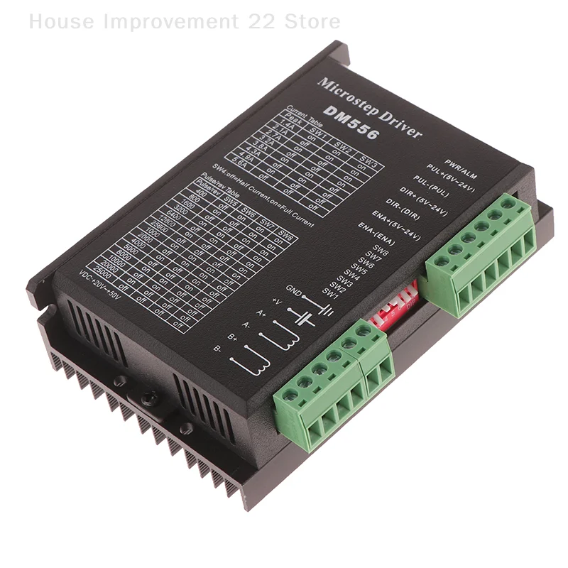Controlador de Motor paso a paso Digital DM542/556/860 DSP 2 fases 20-50V DC 1-5.6A para Motor paso a paso 42 57 86 Motor paso a paso Nema17/23