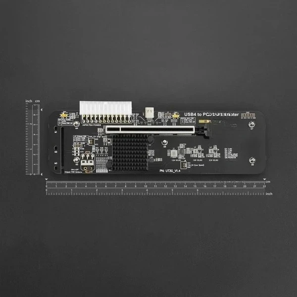 Suitable for 4 graphics card docking station with Type-C interface x16 card slot
