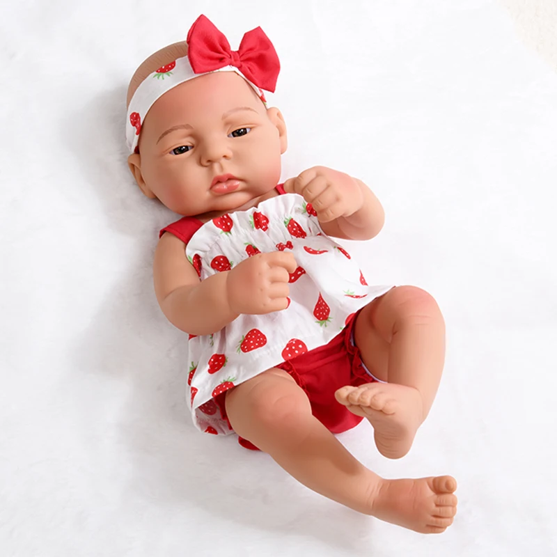 

New 40cm Reborn Dolls Lifelike Bebe Reborn Doll Toys Full Body Silicone Newborn Waterproof Toddler Vinyl Girl Doll Birthday Gift