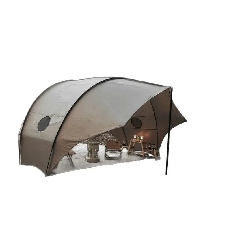 

Outdoor camping cotton dome camping canopy aluminum pole windproof tent 8-10