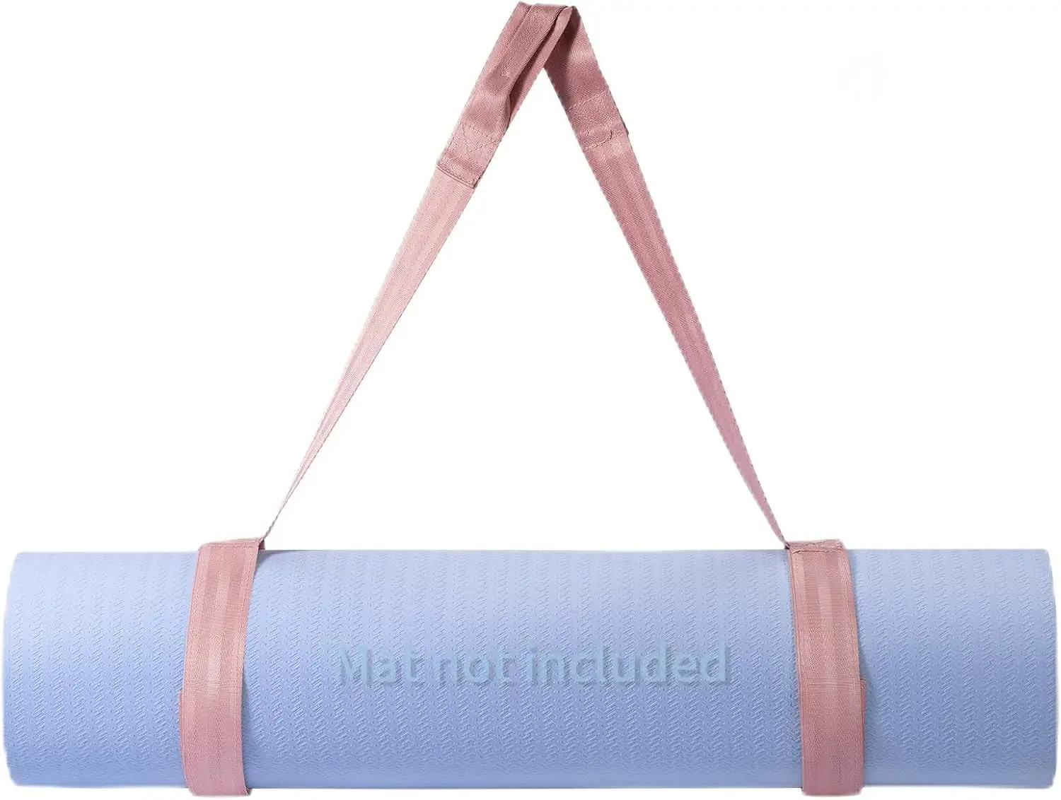 Adjustable Yoga Mat Strap with Hook and Loop Closure, Carrier Holder for Easy Transport and Organization