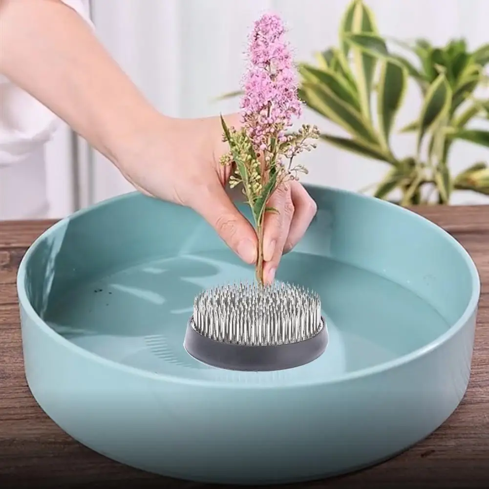 Flower Arrangement Base Flower Frog Vase Insert Stainless Steel Ikebana Flower Frog Stand for Diy Floral Arrangements for Fixing