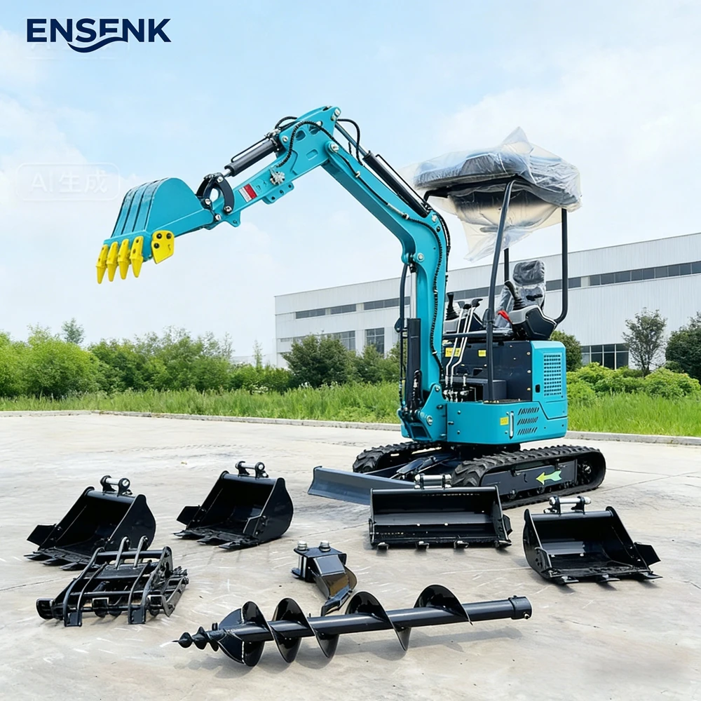 

Mini Excavator 1.5Ton 2.0Ton 3.0Ton Construction 1.7Ton Multifunctional Agricultural CE Epa Euro5 Factory Direct