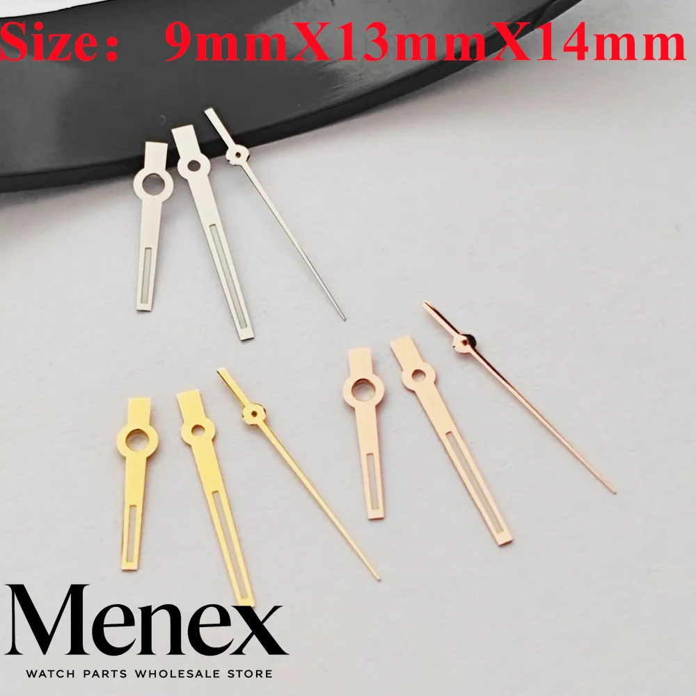 Menex Gold/Silver /Rose Gold Watch Hands Green Luminous Fit NH35 NH36 Movement Watch  Replacement Spare Repair Accessories Parts