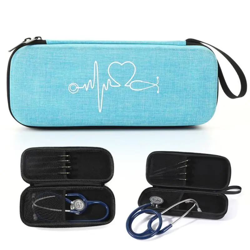 ★ ▲ Étui de rangement pour stéthoscope, sac de transport portable, accessoires, étui de transport en EVA, étui pour infirmière, sac de transport