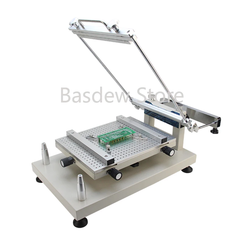 Manual PCB Electronic Production Machinery PTR-C300 Frameless PCB Solder Paste Stencil Printing Machine 300x400mm