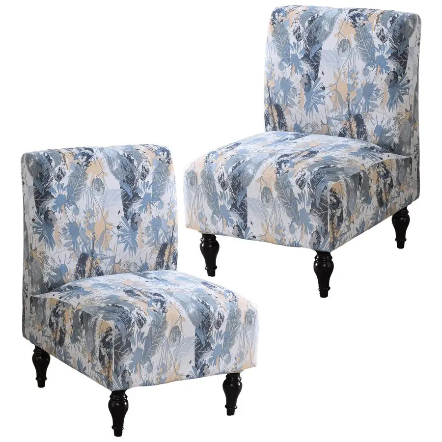 

Armless Accent Chair Cover Slipcover, Stretch Chair Slipper Super Fit Armless Chair Furniture Protector Cover Slipcover for Liv