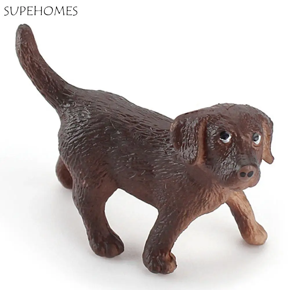 

Puppy Figures Miniature Fairy Garden Accessories Home Decor Micro Landscape Children Educational Toys Dog Figurine Animal Model