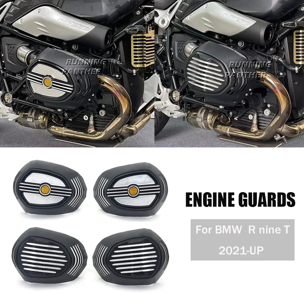 Motorcycle Engine Guard Cylinder Head Guards Protection Cover For BMW R nine T R nineT Rnine T Rninet R9T R 9T 2021 2022 2023