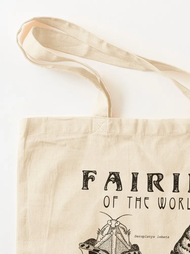Fairies of the World Tote Bag حقائب نسائية حقيبة كبيرة للنساء حقيبة تسوق قابلة لإعادة الاستخدام #3