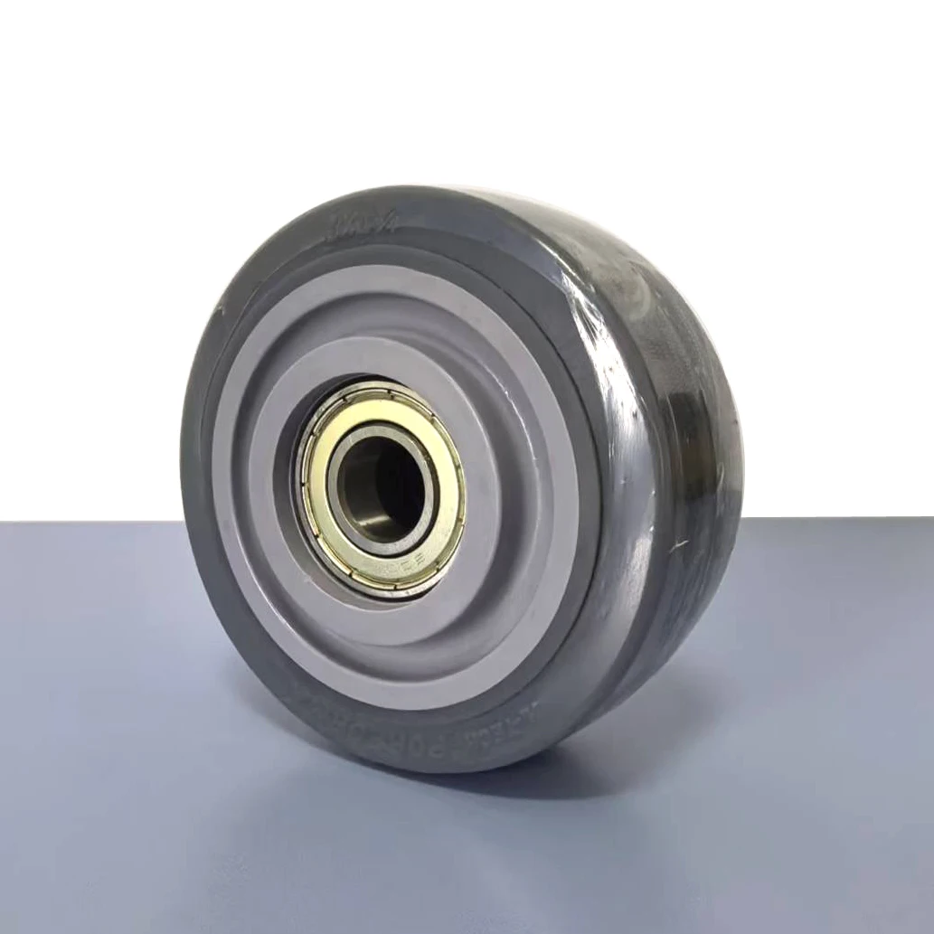 3-Inch Rubber Mute Trailer Wheel,  Roll casters,/DIY Parts