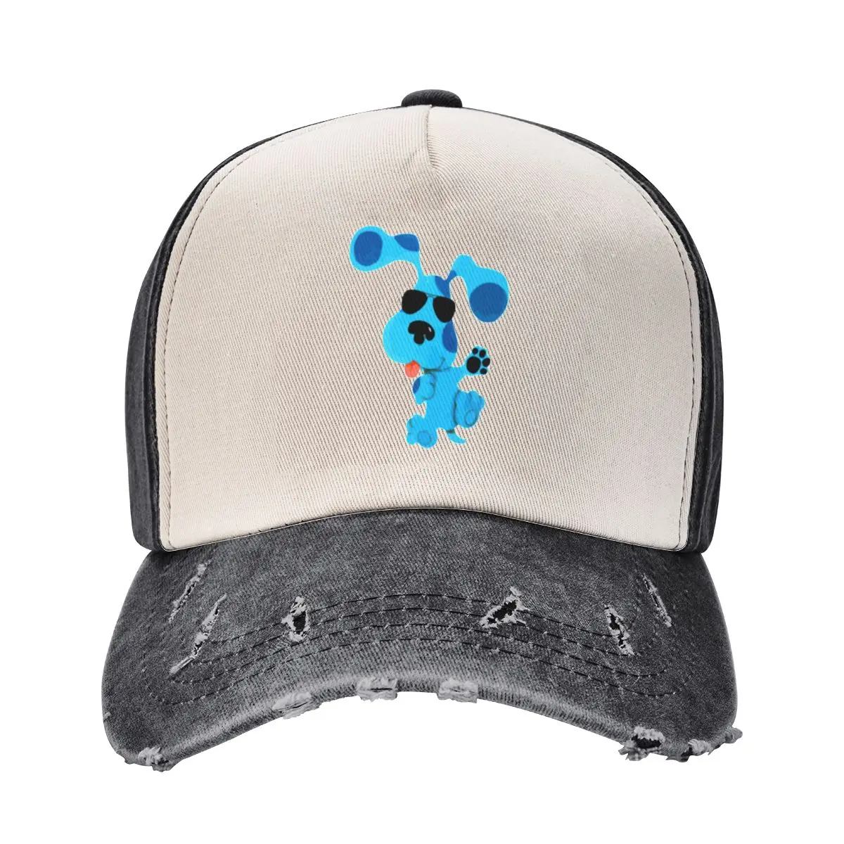 

Blues Clues with sunglasses Baseball Cap Brand Man cap Wild Ball Hat Male hat New In Hat Women's Men's