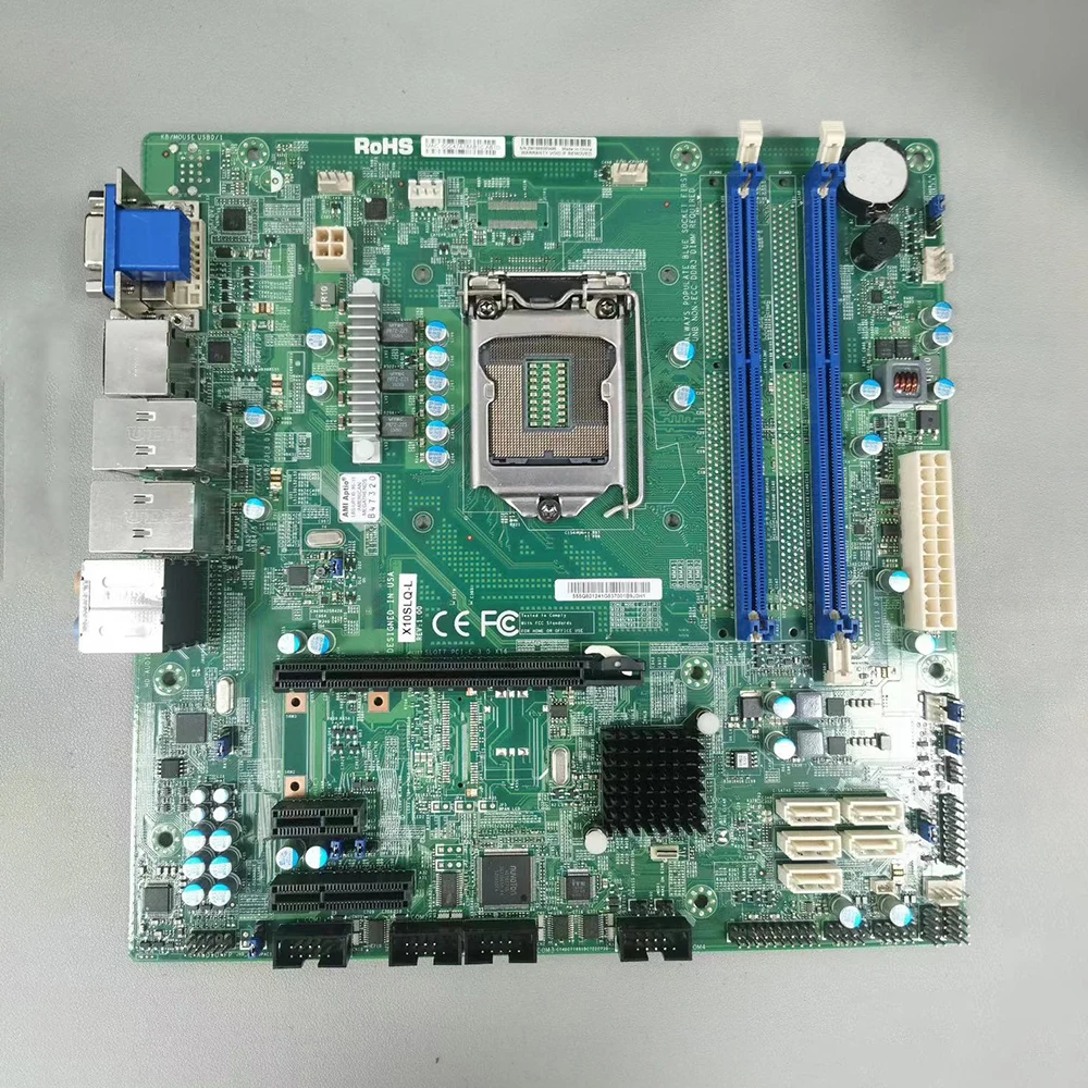 Embedded Desktop Motherboard 4th Gen Core i7/i5/i3 Up to 16GB DDR3 LGA1150 non-ECC For Supermicro X10SLQ-L