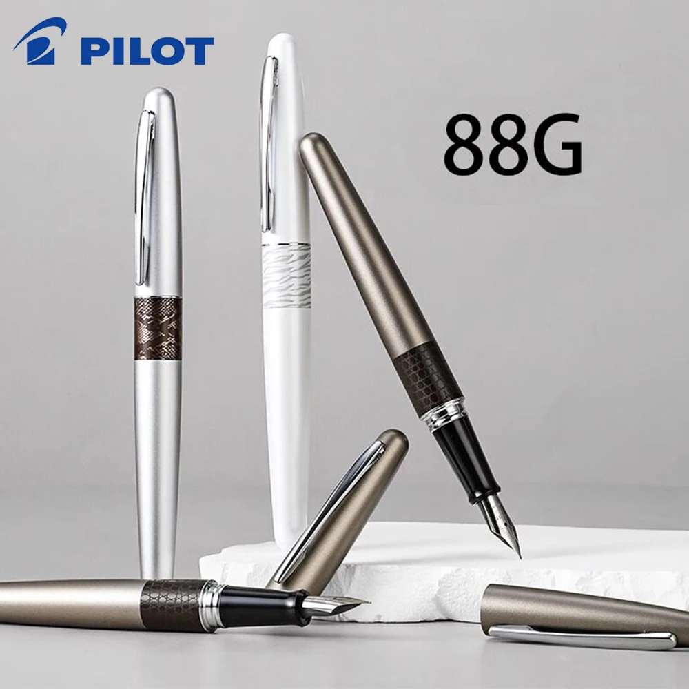Japan PILOT 88G+ Fountain Pen Metal Holder FP-MR1 Writing Practice Business Gift Adult Office Signature High-quality Stationery