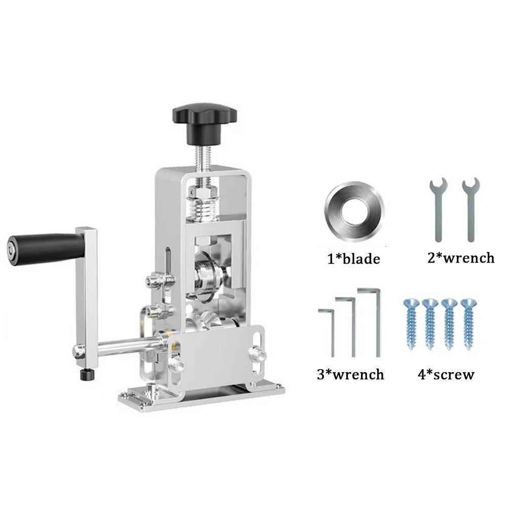 

1-25mm Portable Wire Stripper with Hand Crank Electric Drill Drive Manual Wire Stripping Tool Fast Separation Durable