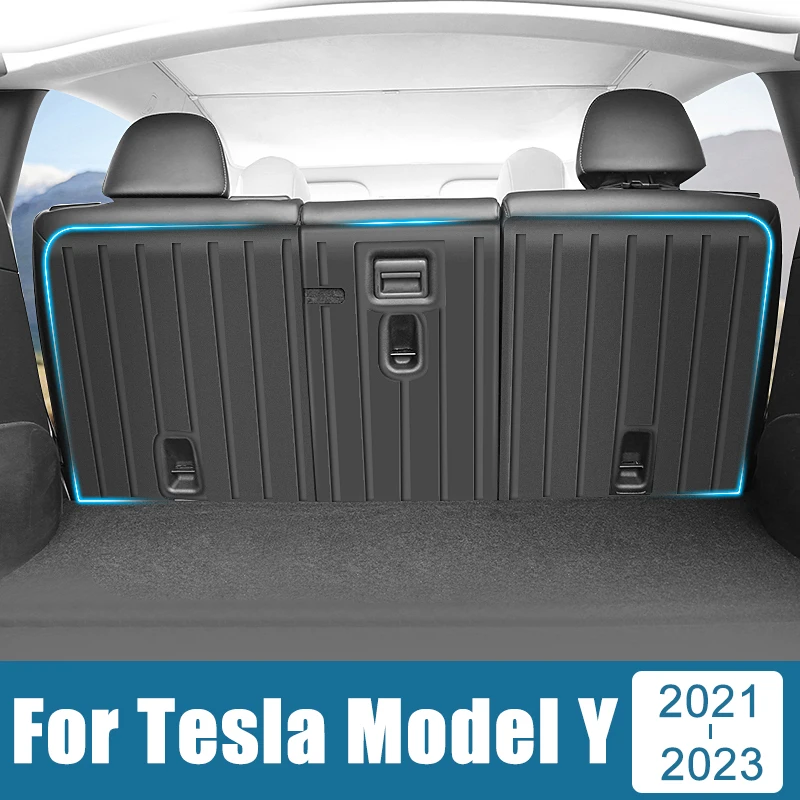 

TPE Car Trunk Protection Mat Carpets Cargo Tray Cover Case Trim Pad Accessories For Tesla Model Y ModelY 2021 2022 2023 2024