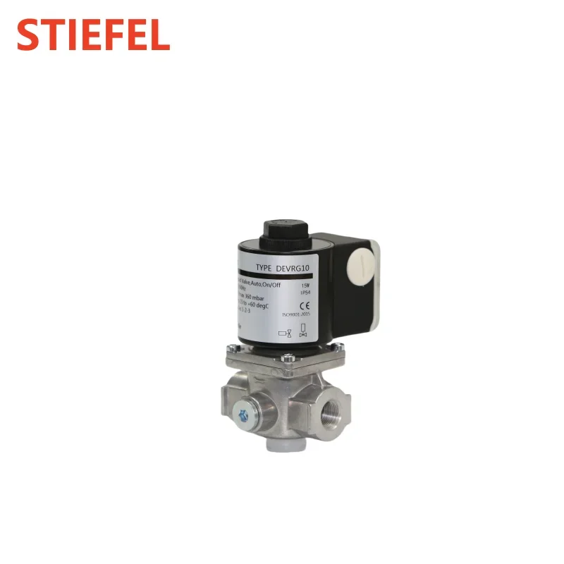 

110V Industrial Burner FR Low Pressure Electromagnetic Valve Quick Flow and Closing Stainless Steel Power Valve